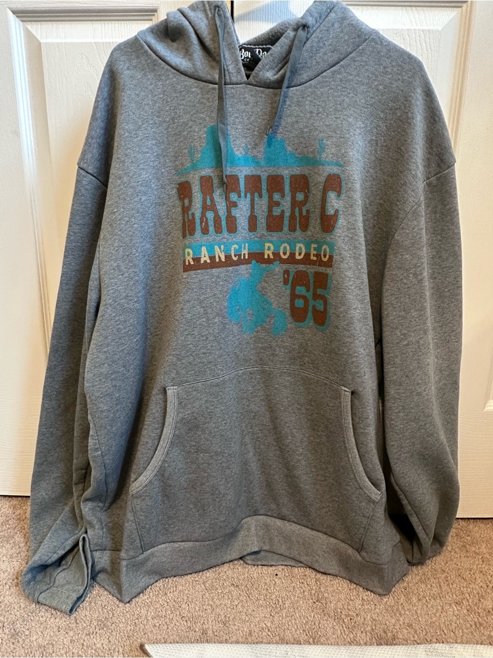 Gray Rafter C Ranch Rodeo Graphic Hoodie